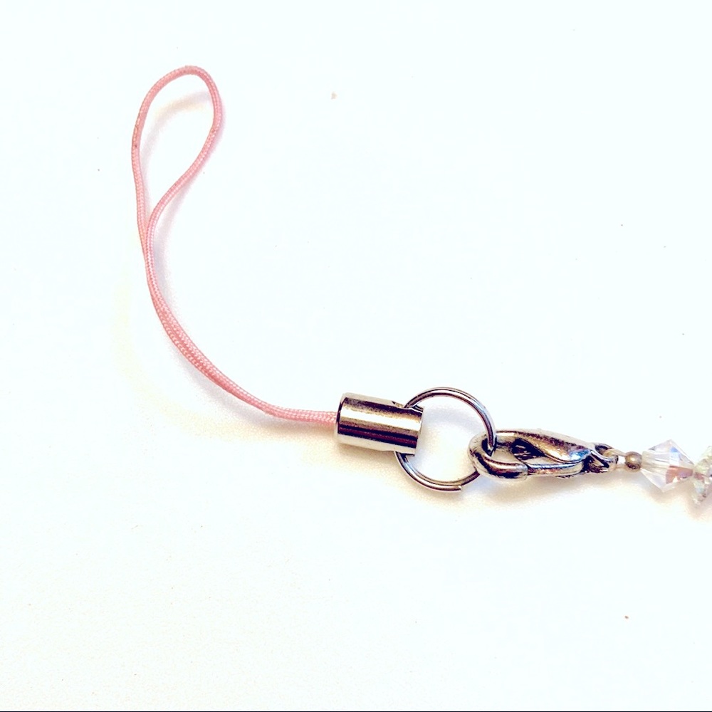 Pink Crystal Artisan Pull Charm - Picture 3 of 3